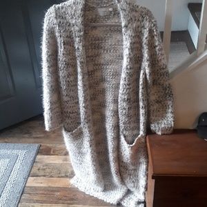 Chunky long cardigan